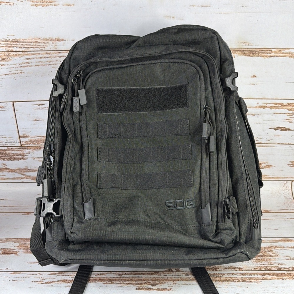 Sandpiper of California SOC 5016 Black Tactical Bugout Bag Travel Used